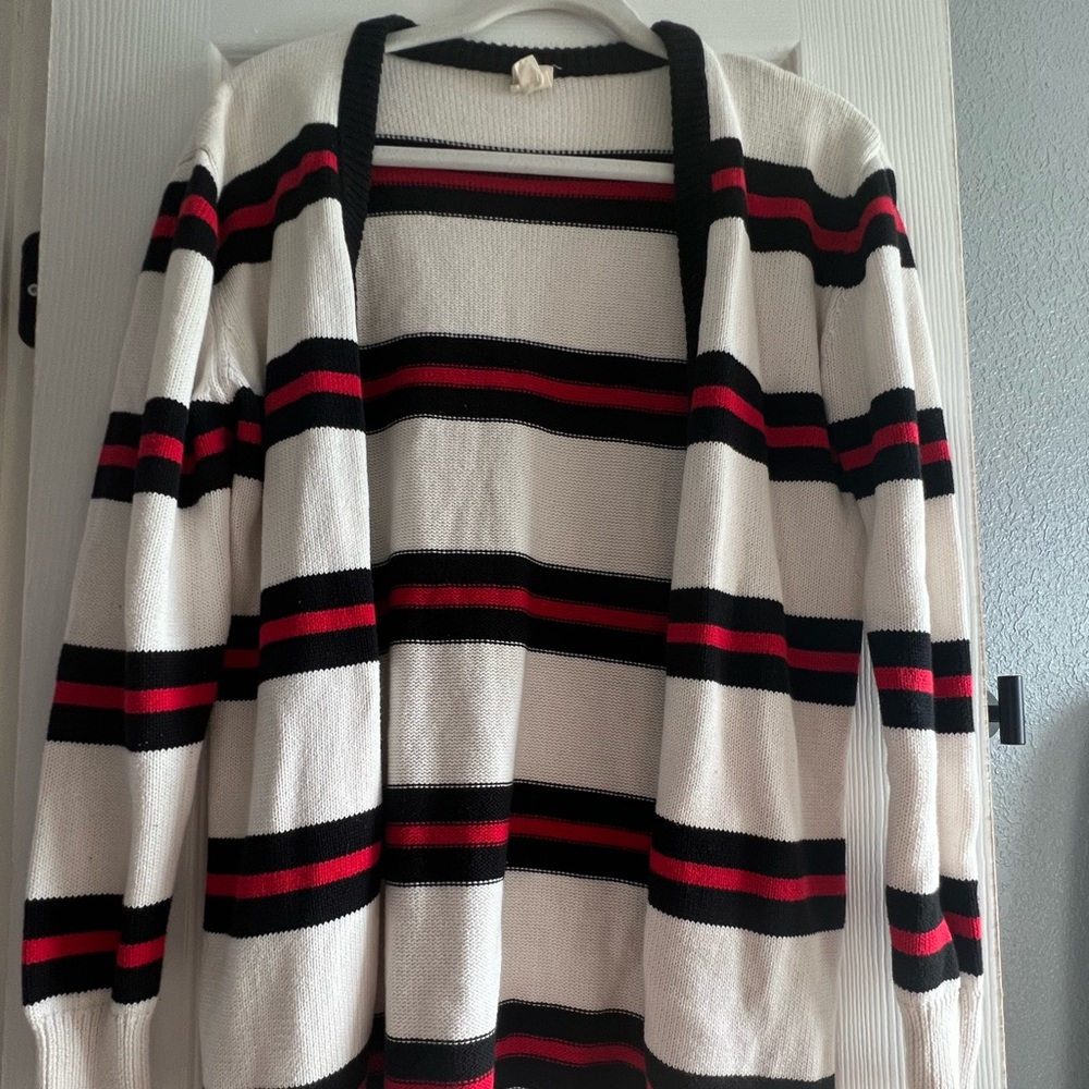 Striped cardigan